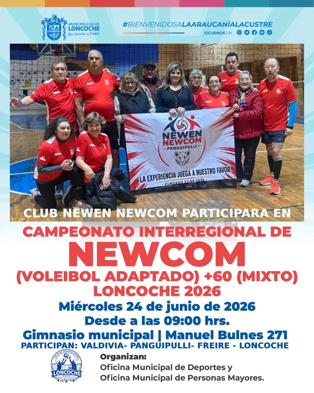 Campeonato Interregional de Newcom Loncoche 2026